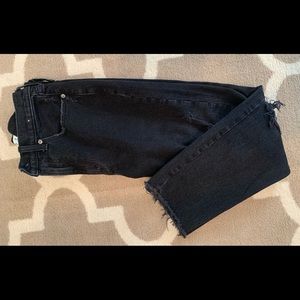 Abercrombie black boyfriend jeans